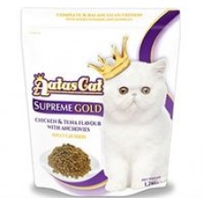 Aatas Cat Adult Supreme Gold Chicken & Tuna Flavour With Anchovies 1.2kg