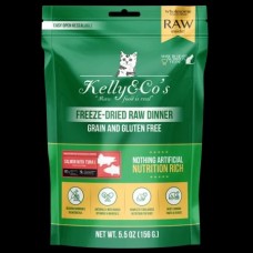 Kelly & Co's Cat Freezed-Dried Raw Dinner Salmon and Tuna with Mixed Fruits and Vegetables 156g(2Packs)