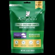 Kelly & Co's Cat Freezed-Dried Raw Dinner Tuna and YellowTail Fish with Mixed Fruits and Vegetables 156g