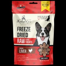 Kelly & Co's Dog Freeze-Dried Raw Treats Chicken Liver 40g(2Packs)
