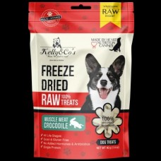 Kelly & Co's Dog Freeze-Dried Raw Treats Crocodile Muscle Meat 40g