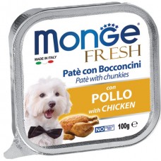 Monge Fresh Paté and Chunkies with Chicken 100g