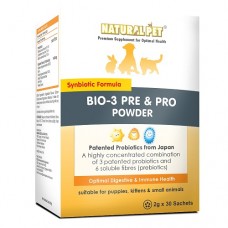 Natural Pet Bio-3 Pre & Pro Powder 2x30 sachets