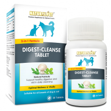 Natural Pet Digest & Cleanse For Dog & Cat 30Tab 