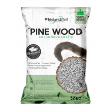 Whiskers2Tail Charcoal Pine Wood Litter 20kg