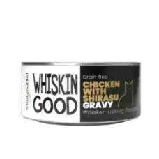 WhiskinGood Wet Food Chicken w/Shirasu in Gravy 70g