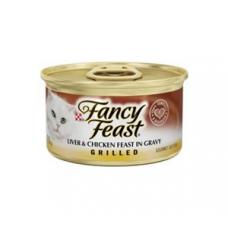 Fancy Feast Grilled Liver & Chicken in Gravy 85g (24 Cans)