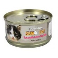 Sumo Cat Tuna with Green Tea Jelly 80g Carton (24 Cans)