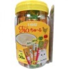 Ciao Chu ru Chicken with Added Vitamin and Green Tea Extract 14g x 50pcs (3 Tubs)