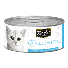 Kit Cat Deboned Tuna & Scallop 80g Carton (24 Cans)