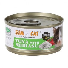 Sumo Cat Tuna with Shirasu 80g Carton (24 Cans)